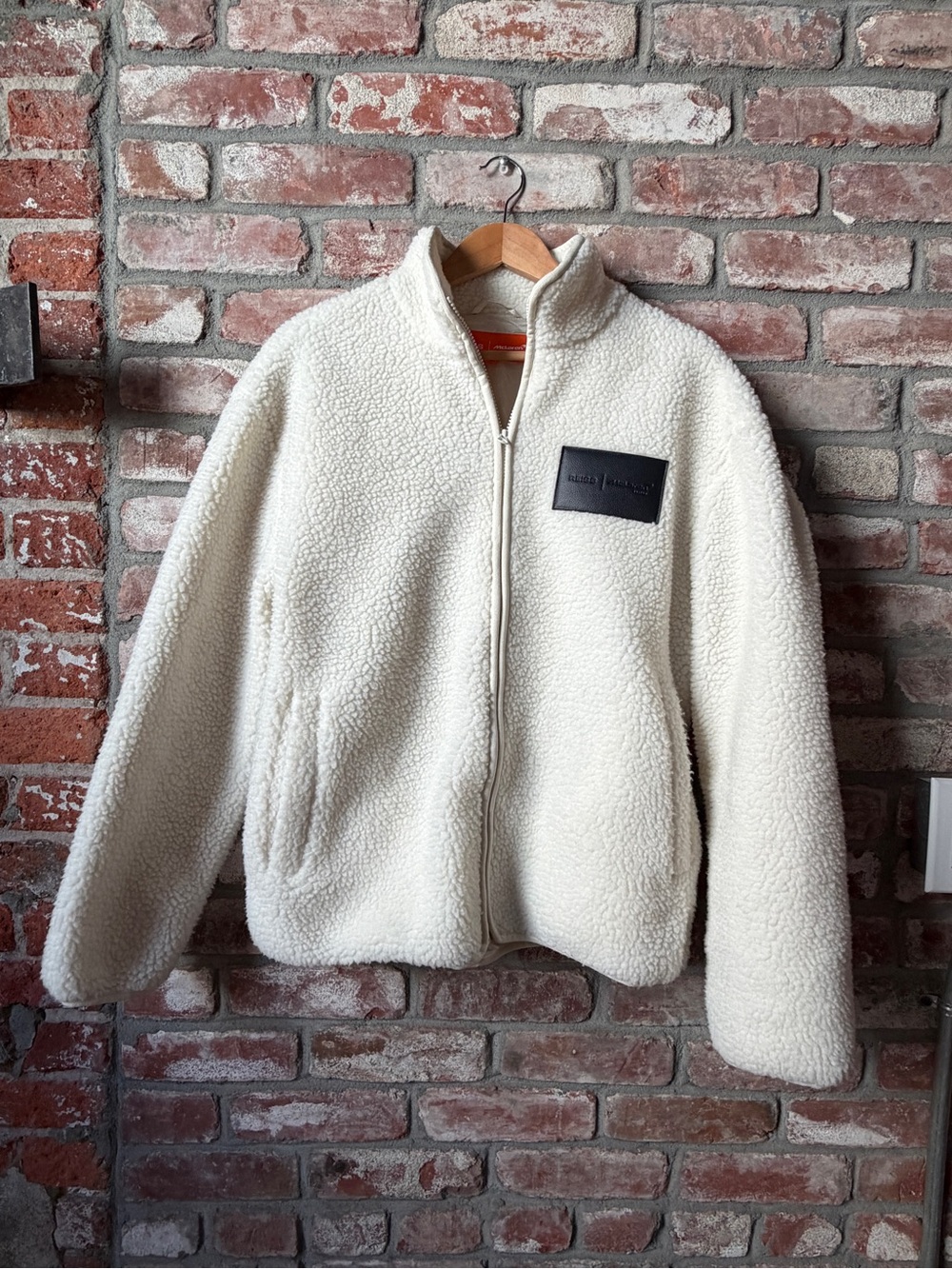 Men's McLaren x Reiss Sherpa Fleece Zip Jacket